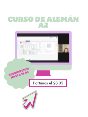 Curso de alemán A2 - Introducción al B1 - Partimos el 28 de marzo
